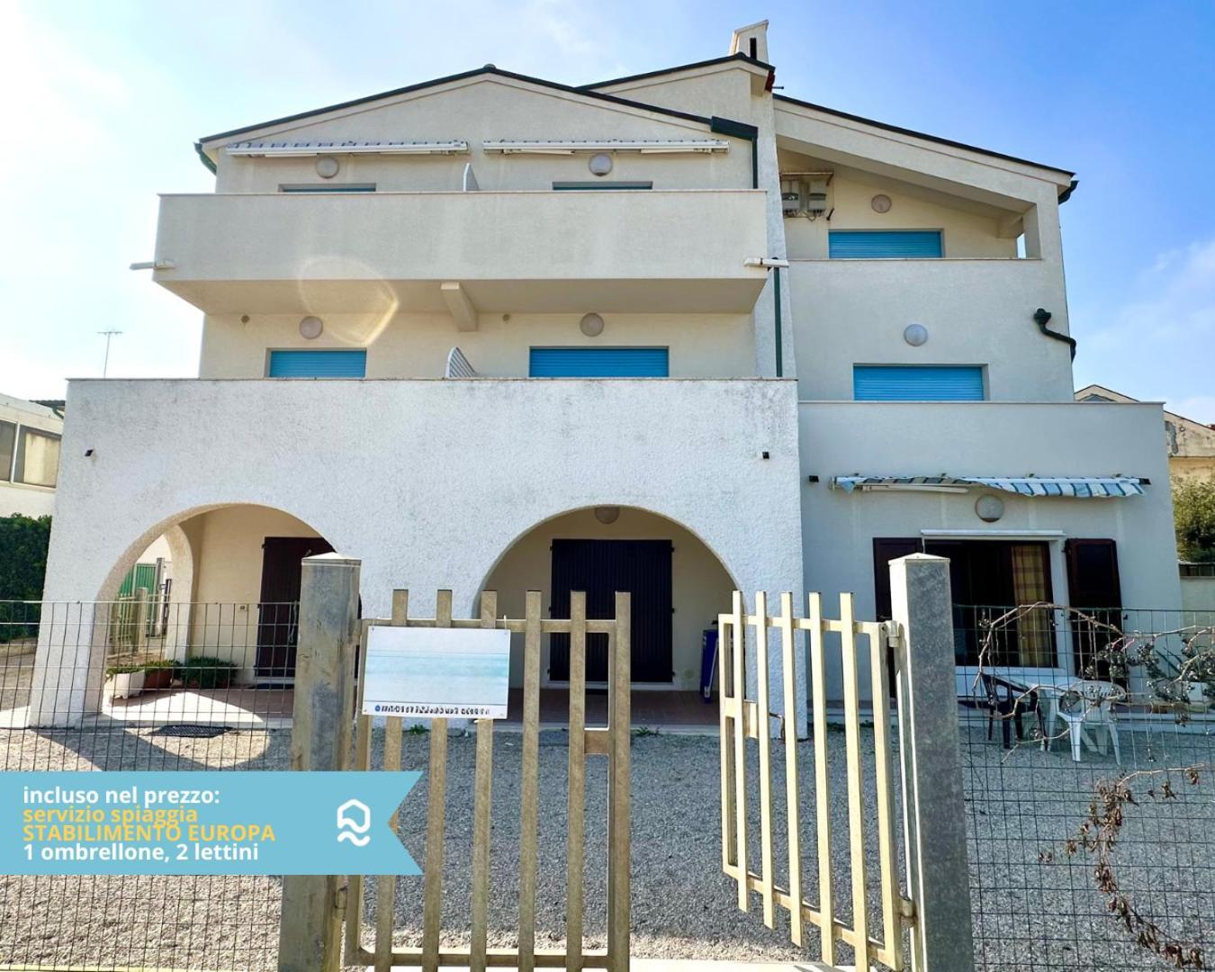 Rs321 - Marcelli, Trilocale Fronte Mare Con Spiaggia Inclusa Buitenkant foto